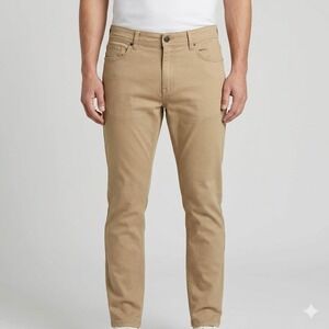 Scott James England Strive for Authenticity Slim Fit Pants W34/L30 Tan EUC
